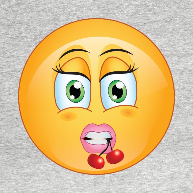 Flirty Girl by Emoji World by emojiworld